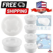 6pcs / 61.5mm Barrel Bung Cap, Plastic Hole Caps With Silicone Gasket for 55 ...