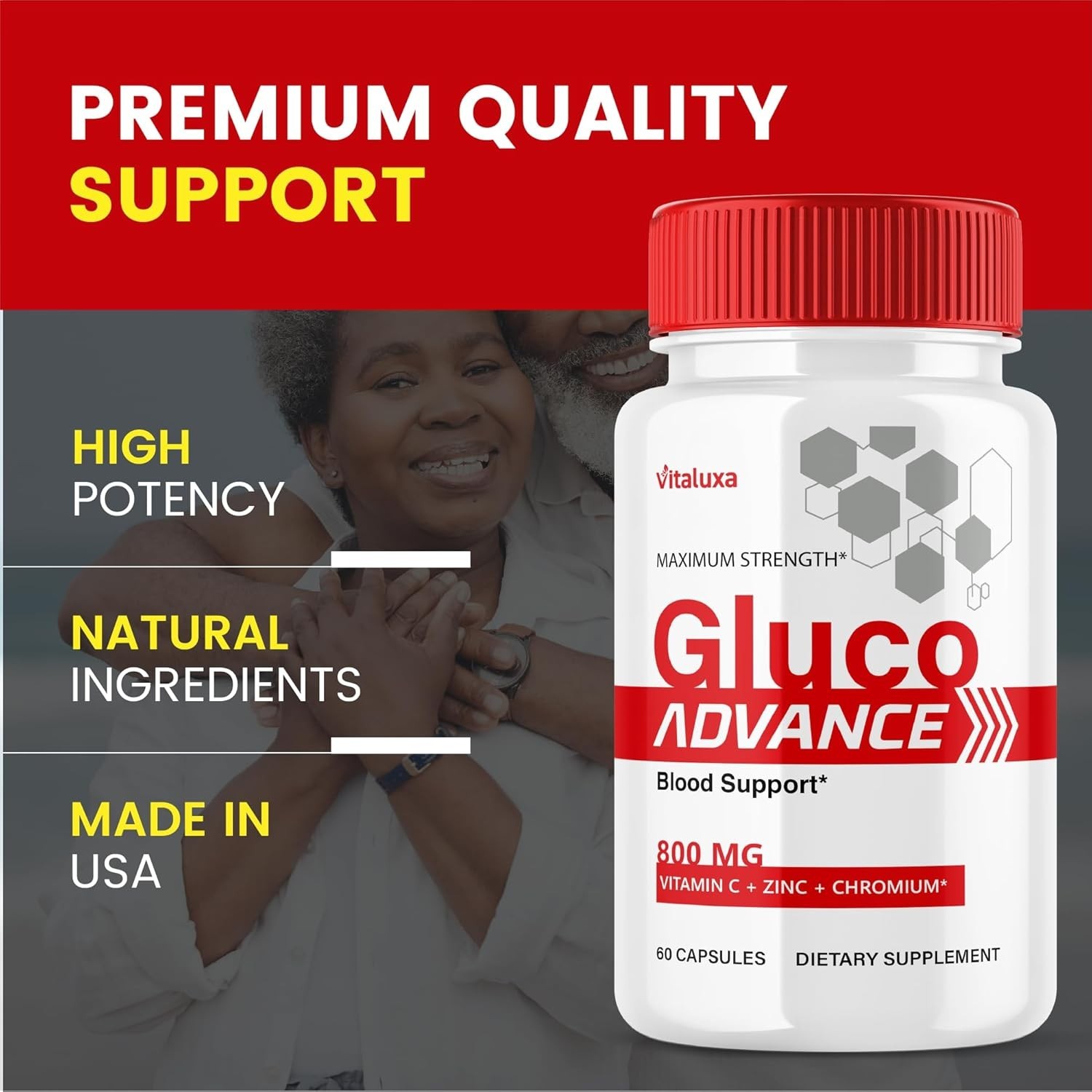 Gluco Advance: 2-Pack Capsules for Blood Sugar Balance & Joint Health Essentials thumbnail 5