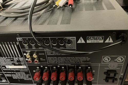 Denon AVR 1802 Receiver + Cinchkabel GETESTET SAUBER KOSTENLOSER VERSAND - Bild 9 von 10