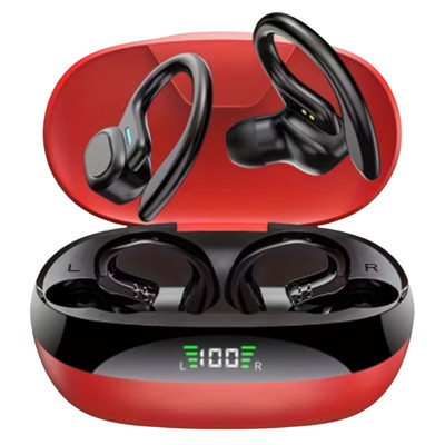 TWS Sports Wireless Bluetooth Kopfhörer Headphones Ohrbügel Laufen Bass Ohrhörer