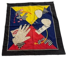1980s Michael Jackson Themed Bandana Cotton blend Scarf Made In USA