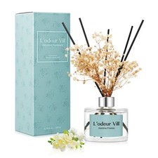 Reed Diffuser Set, 6.7 oz 200ml Jasmine Freesia Scented Diffuser with 6 Oil ...