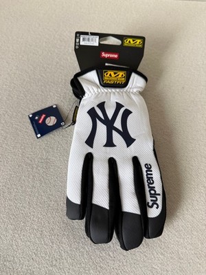 Supreme x Mechanix FastFit New York Yankees Gloves - Size Large - White