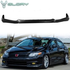 Fits 2012 Honda Civic Sedan 4dr Usdm Md Style Front Bumper Lip Spoiler Pu