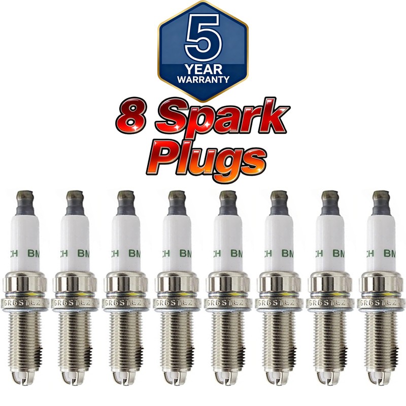 8PCs New 12120037244 Spark Plugs for BMW E60 E90 E92 E93 Z4 335i 740i
