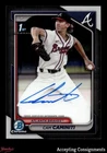 2024 Bowman Chrome Draft Autographs #CPACC Cam Caminiti 1st Rookie AUTO BRAVES