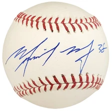 Michael Morse Signed MLB Baseball San Francisco Giants MCS Holo