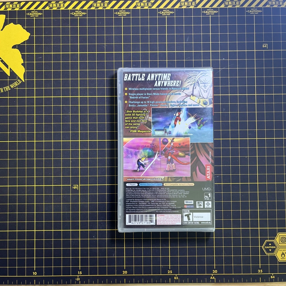 Dragon Ball Z Shin Budokai Sony PSP Game Y-Folds Brand New Factory Sealed *RARE - Image 2 of 4