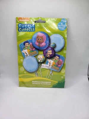Anagram Bubble Guppies Birthday Party Balloons Bouquet 5 Officially Licensed Pcs