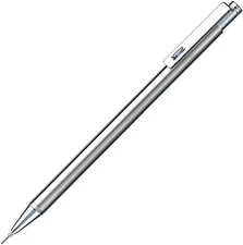Zebra Mini Mechanical Pencil, 0.5 mm, Silver Body 1 Count (Pack of 1), SILVER 