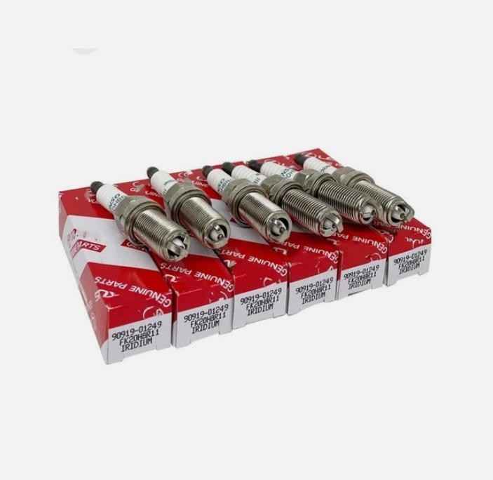 6Pcs Genuine Denso Iridium Spark Plugs OEM 90919-01249 For Lexus IS GS LS RC