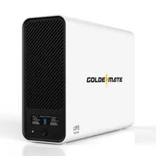 GOLDENMATE 1000VA/800W LiFePO4 UPSBackup, Pure Sine Wave, 8 Outlets, LCD display