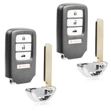 2 For 2016 2017 Honda Accord Keyless Entry Smart Remote Car Key Fob 4B Trunk