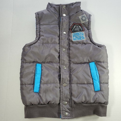 Star Wars Darth Vader Empire Children's Size Medium Puffer Vest With Pockets - Picture 2 of 8