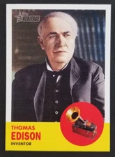 Thomas Edison Inventor 2009 Topps Heritage Card #41 (NM)
