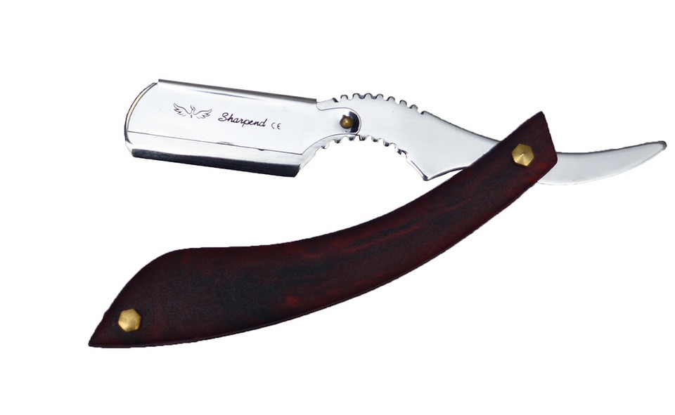 FREE BLADES + CLASSIC BARBER STRAIGHT RAZOR CUT THROAT SALON SHAVING ...