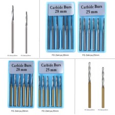 Dental Surgical Zekrya Carbide Tungsten Bone Cutters Finishing Burs FG Bur 6 Pcs