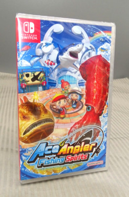 ACE ANGLER: FISHING SPIRITS New NINTENDO SWITCH Game **FACTORY SEALED**