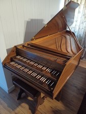John Morley double manual harpsichord