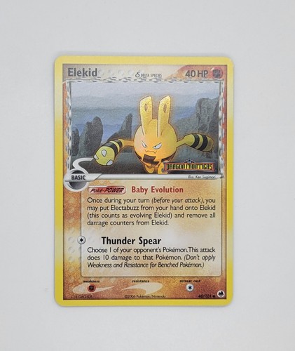 Set of 1 Pokemon - Elekid Delta Species (Holo, LP, Stamped) - Dragon Frontiers
