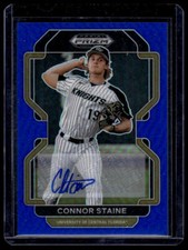Connor Staine 2022 Panini Prizm Draft Picks #PDP146 Base Autographs Blue Auto