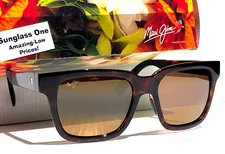 NEW Maui Jim MONGOOSE Tortoise POLARIZED Bronze GLASS Lens Sunglass H540-10UTD