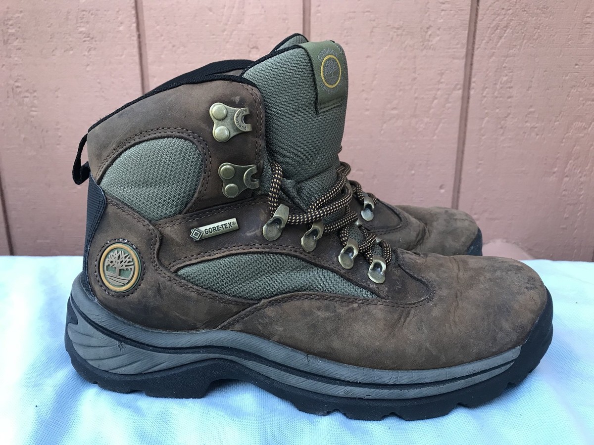 Timberland Men's US Chocorua Trail Mid Waterproof Dark Brown Leather  Boots A3