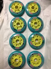 Division55 In-line Outdoor Wheels 8pk 100mm 90aHardness