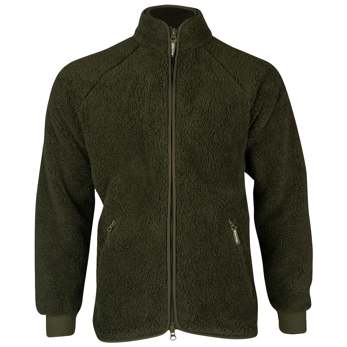 Forro polar Jack Pyke Sherpa Hombre Caza Camping Verde aceituna oscuro