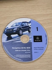 MERCEDES BENZ GPS MAP NAVIGATION DVD DISC CD 2004.1 OEM BQ 6 46 0192