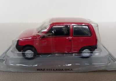 New model - VAZ Lada 1111 Oka - IXO DeAgostini 1:43 - Red Soviet Russian