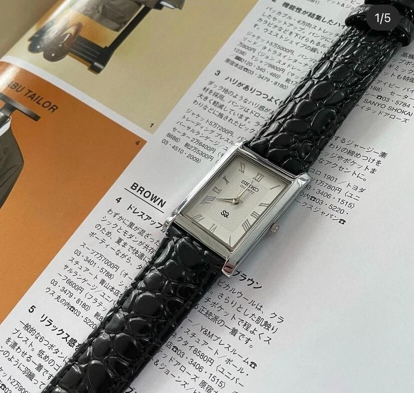 Seiko white face cheap