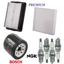 Tune Up Kit Air Cabin Oil Filters Spark Plugs For KIA SOUL L4 2.0L 2020-2022