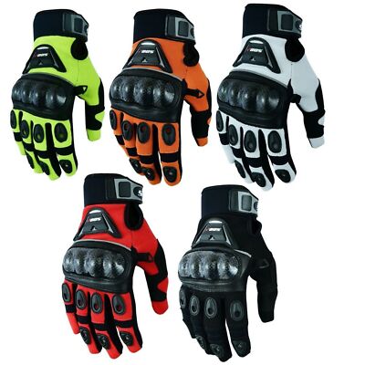 Motorcycle Gloves Breathable Full Finger Racing Gloves Riding Cross Dirt Gloves