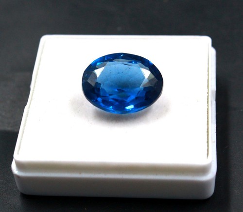 Unheated Untreated 20.60Ct Certified Blue Sapphire Gemstone 100%Natural BG1335 - Picture 2 of 5