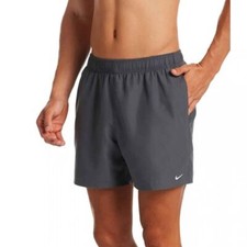 Costume uomo short Nike Essential NESSA560-018 grigio-bianco