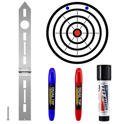 Axe Throwing Target Template Stainless Steel Target Template Stencil Comes wi...
