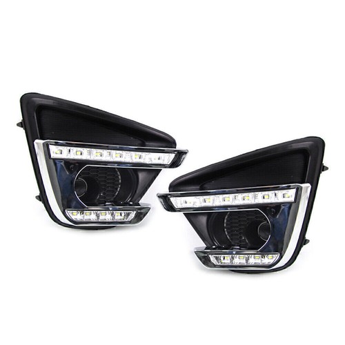 Luces de circulación diurna LED DRL blancas 2 piezas para Mazda CX-5 2013-2016 2014 2015 - Imagen 4 de 7