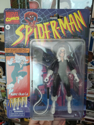 Hasbro Marvel Legends Black Cat Retro Spider-Man NEW | eBay