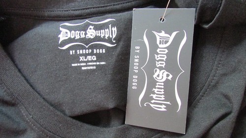 NEW DOGG SUPPLY BY SNOOP DOGG BLACK BANDANA BACK CREWNECK TEE SHIRT SIZE XL - Picture 7 of 7