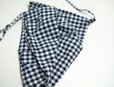 Pottery Barn Kids Navy Blue Gingham Plaid Sabrina Small Easter Basket Liner