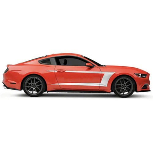 Speed Large Body Matte Black Sticker Racing Decal Wrap Kit for Ford Mustang - Bild 4 von 4
