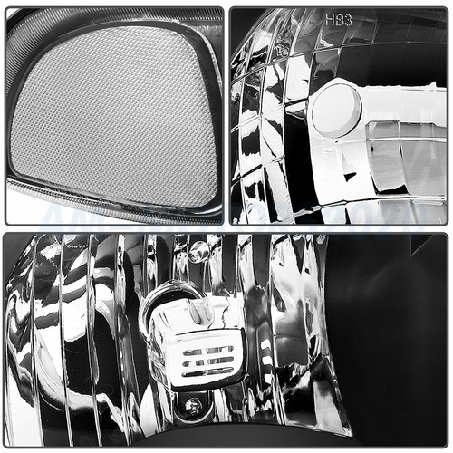 For 1999-2006 GMC Sierra Yukon XL 1500 Headlights Assembly Pair + Bumper Lamps - Picture 4 of 7