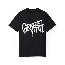 Graffiti Urbano Graffiti Estilo Arte Cita: Camiseta Unisex Teñida con Prendas