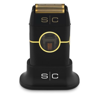 StyleCraft Pro Metal Edition Instinct Shaver Vector Motor Black SC807B Barber