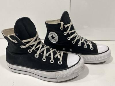 Converse Chuck Taylor All Star Platform Black Canvas 560845F