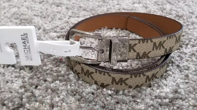 michael kors belt womens blue