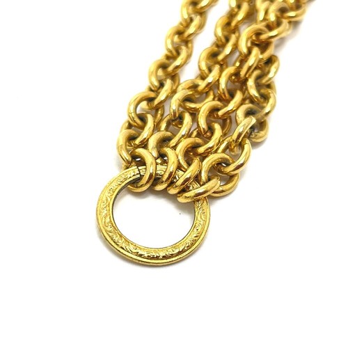 CHANEL Bag type motif Matelasse Vintage Necklace GP - Picture 9 of 10