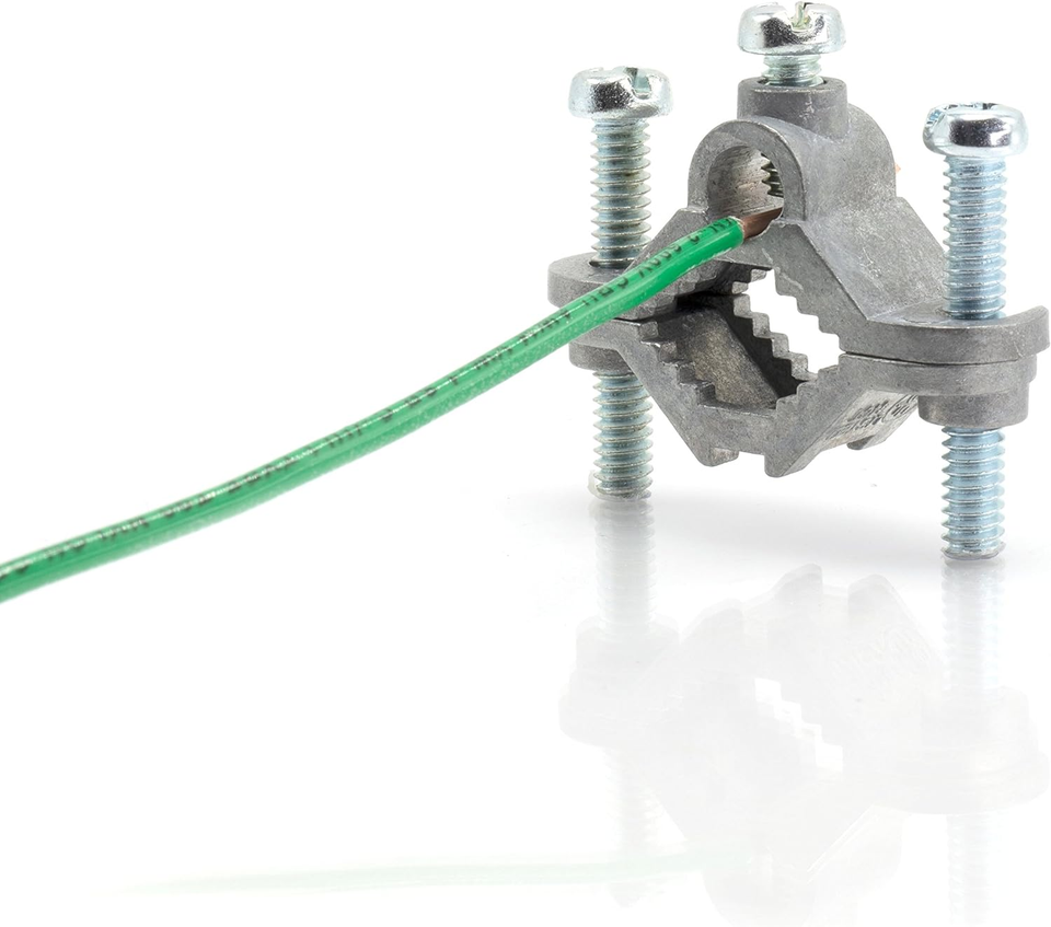 1 Inch, 1 Pack Electrical Grounding Rod Clamp Direct Burial Ground