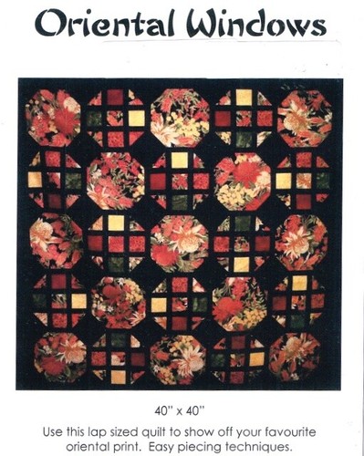 Japanese and Oriental Quilt and Wall Hanging Patterns - Picture 9 of 50